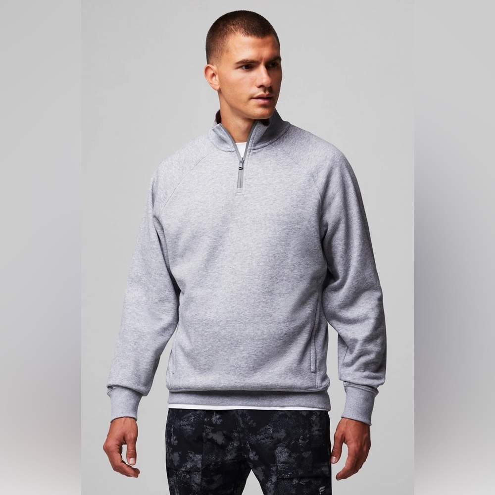 Fabletics The Go-To 1/4 Zip Sweater Men’s Size Large